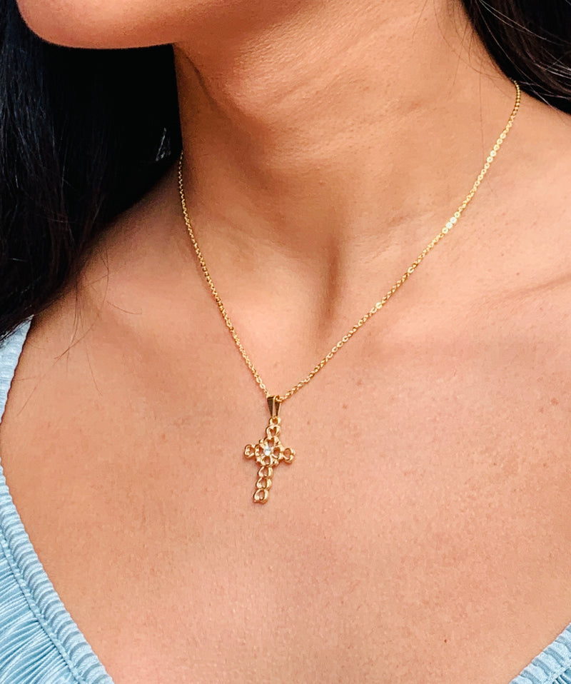 Carmen Cross Necklace