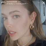 Jules Thick Gold Rope Hoops