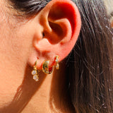 Bria Dangling CZ Earrings