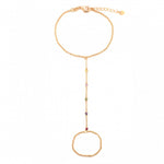 Lara Colored CZ Hand Chain