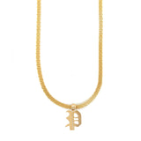 Lucie Gothic Initial Necklace
