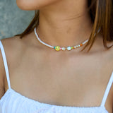 Zeni Smiley Necklace