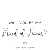Maid of Honor - Heartfelt Thanks
