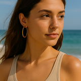 Nia Large Gold Hoops
