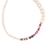 Nyra Heishi Pearl Necklace