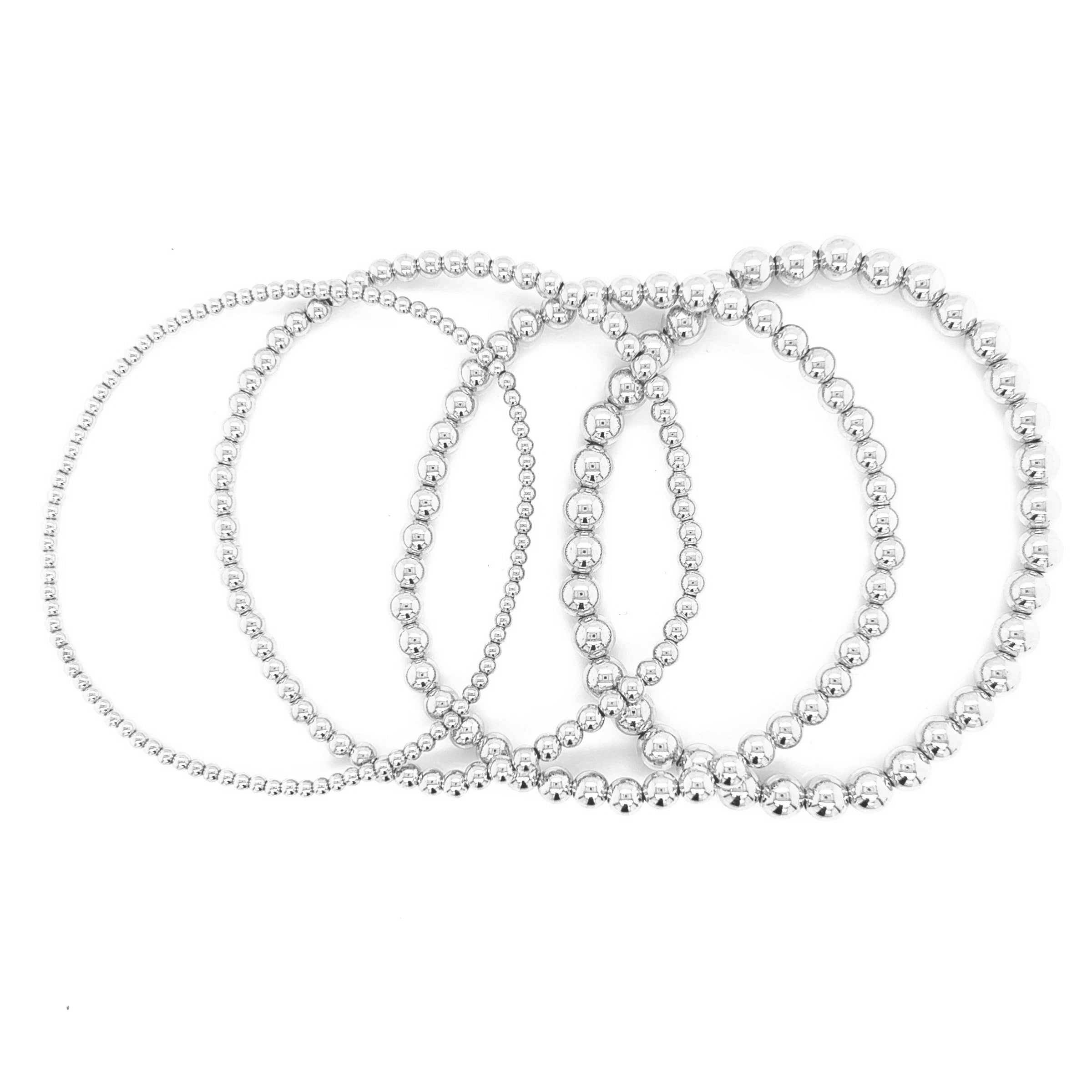 Gold Filled x 925 Beaded Bracelet