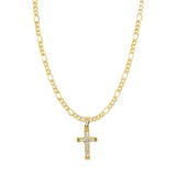 Simone CZ Cross Necklace