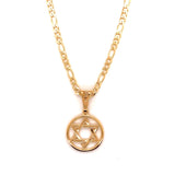 Star of David Charm Necklace