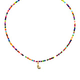 Eliora Bubble Initial Necklace