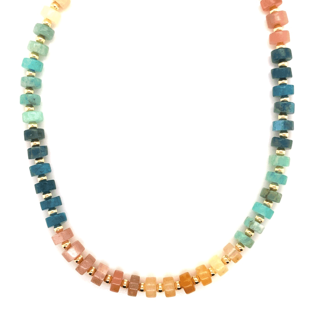 Gemstone Bead Necklace | Handmade by Libby & Smee
