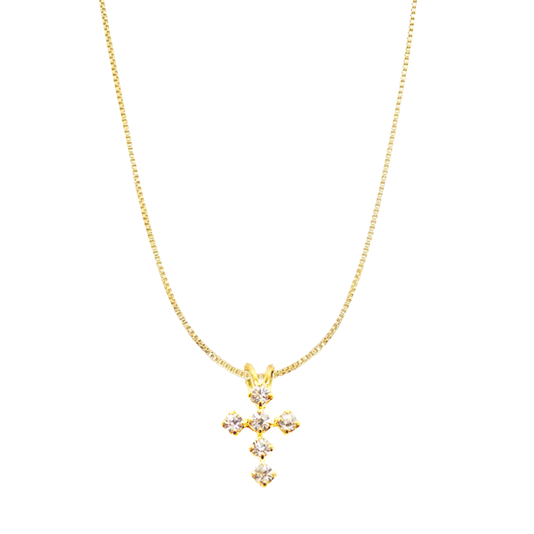 Vera CZ Cross Necklace