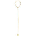 Violet CZ Hand Chain Attachment
