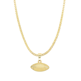 Blake Football Necklace