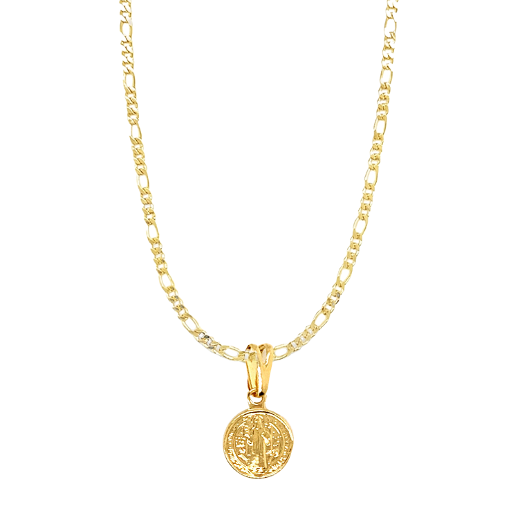 Jett Saint Benedict Necklace