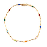 Lia Gemstone Anklet