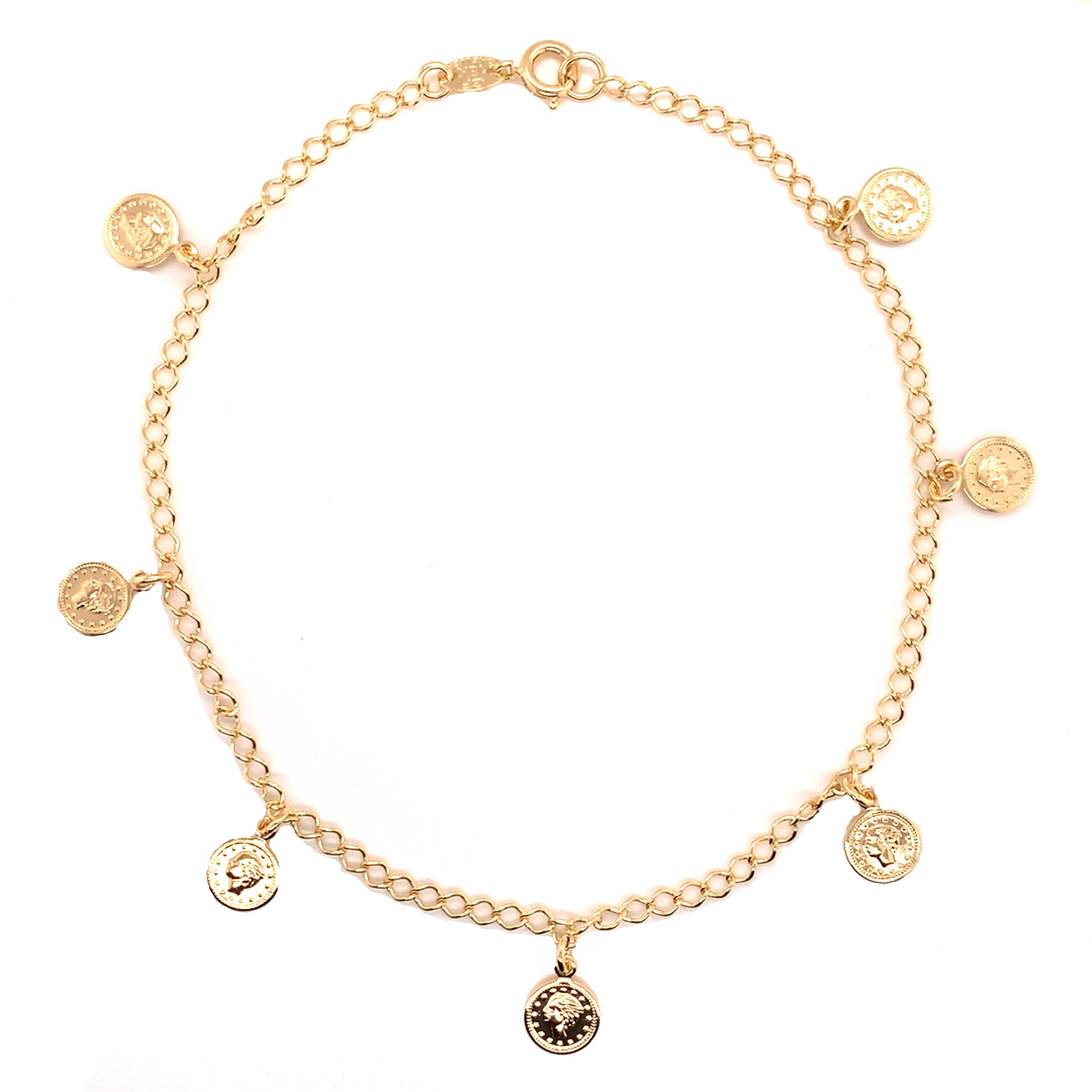 Carley Coin Anklet