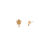 Tori CZ Flower Earrings