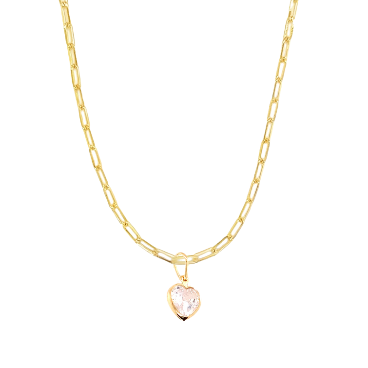 Dalia CZ Heart Necklace