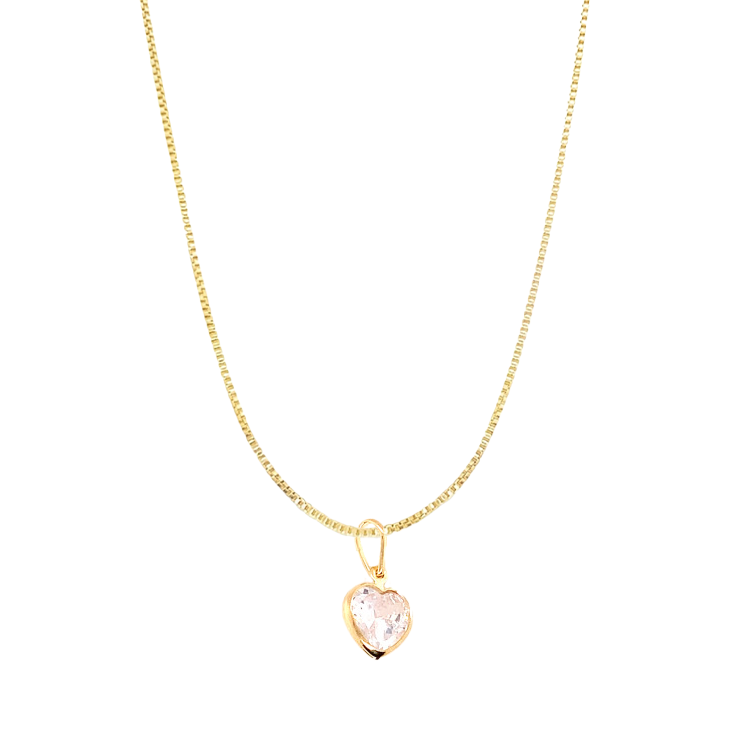 Dalia CZ Heart Necklace