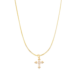 Sloane CZ Cross Necklace