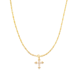 Sloane CZ Cross Necklace