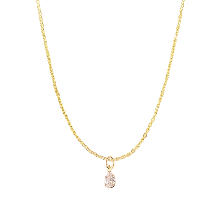 Nuri CZ Teardrop Necklace