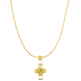 Adah Simple Cross Necklace
