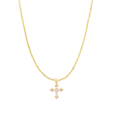 Sloane CZ Cross Necklace
