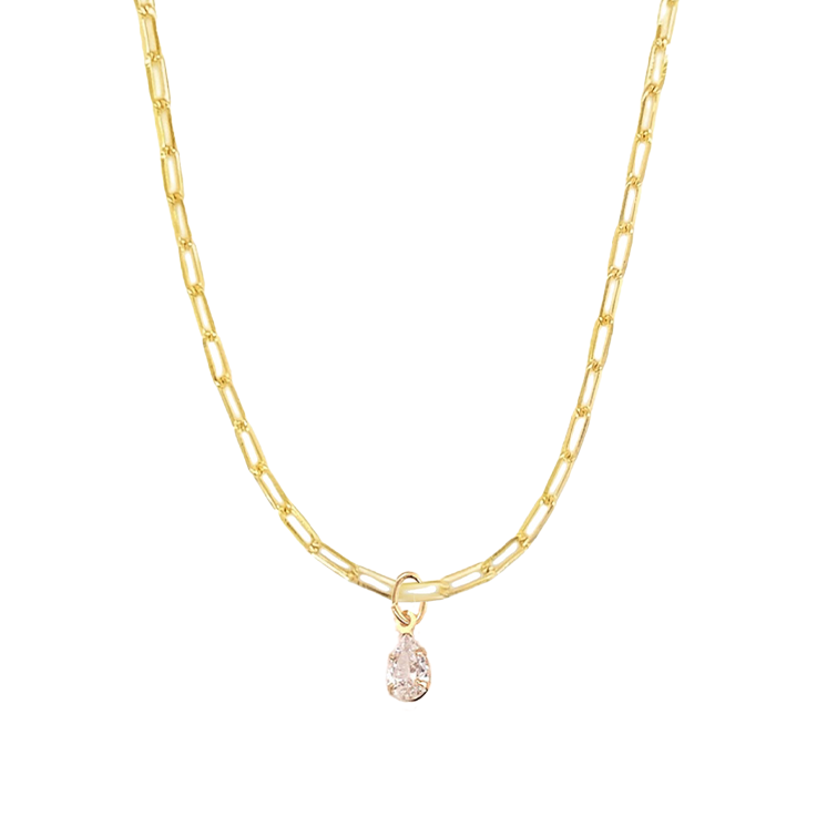 Nuri CZ Teardrop Necklace