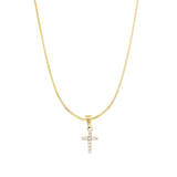 Greta CZ Cross Necklace