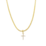 Greta CZ Cross Necklace