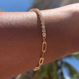 Halsey Paperclip x Tennis Bracelet