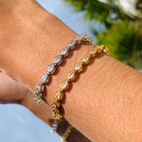 Nina Teardrop Tennis Bracelet