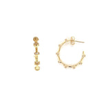 Jill Bamboo Hoop Earrings