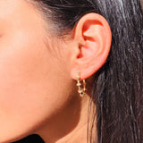 Jill Bamboo Hoop Earrings