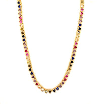 Melissa Multicolor Heart Necklace