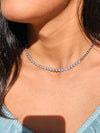 Shai Heart Diamond CZ Tennis Necklace