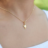 Adah Simple Cross Necklace
