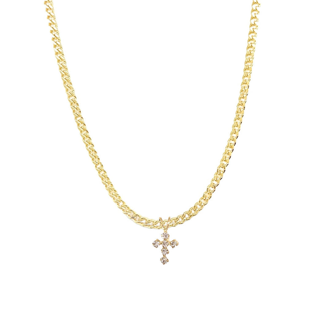 Vera CZ Cross Necklace