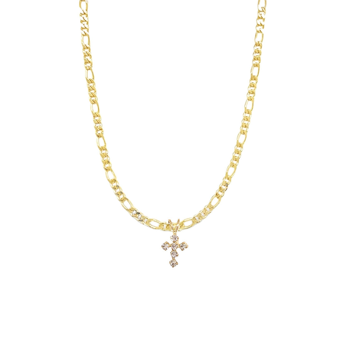 Vera CZ Cross Necklace