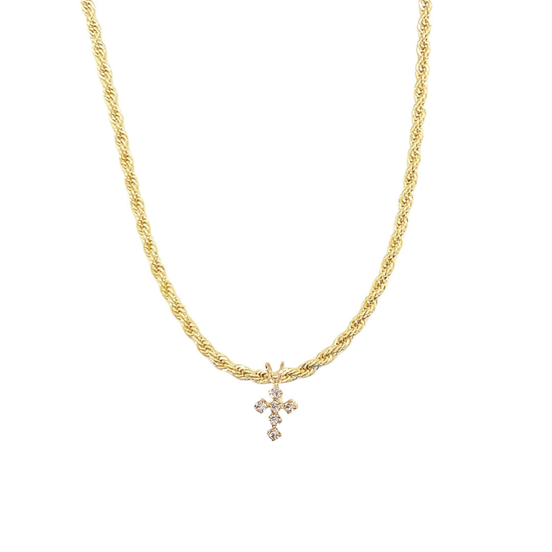 Vera CZ Cross Necklace