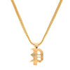 Lucie Large Initial Necklace