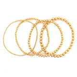 Gold Filled x 925 Beaded Bracelet