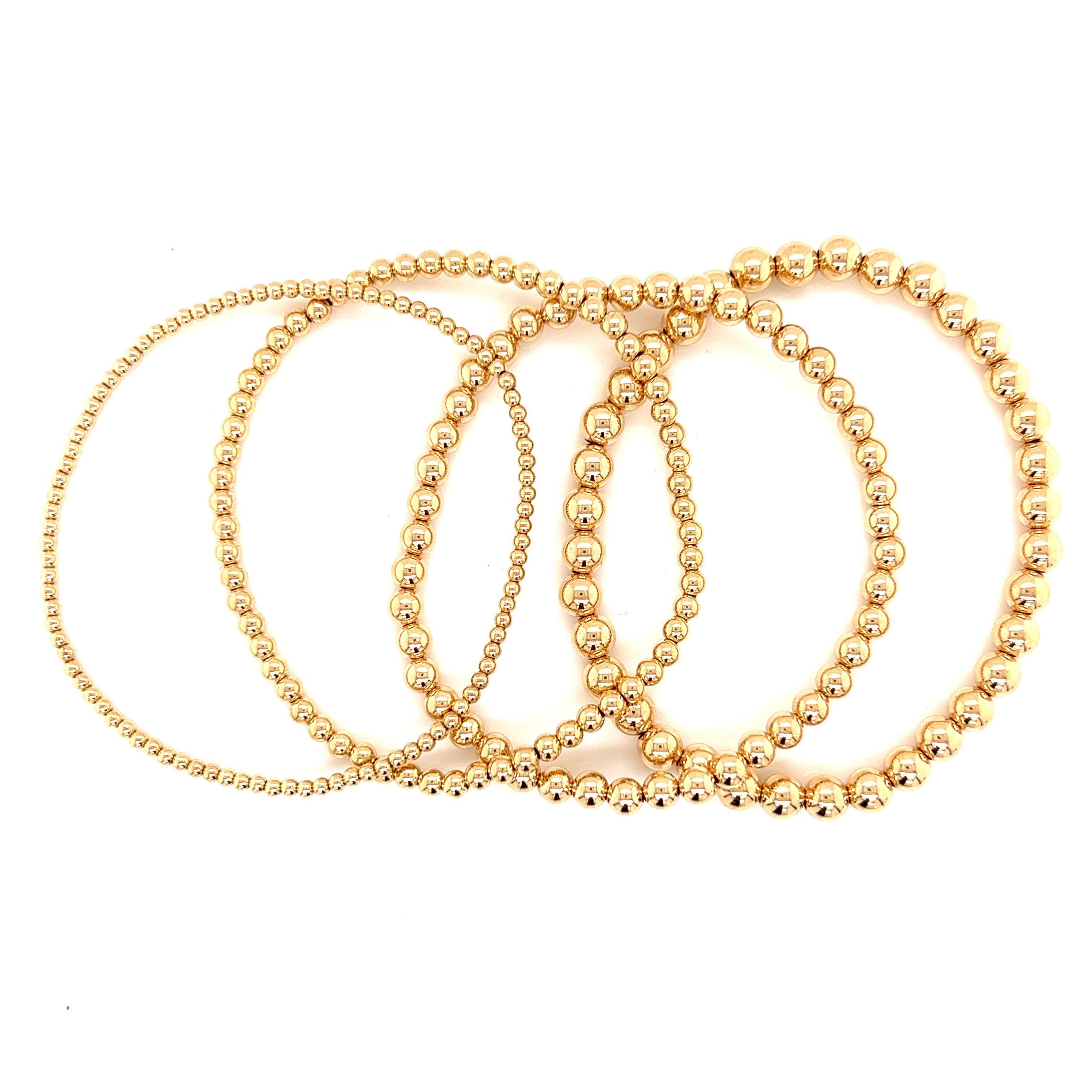 Gold Filled x 925 Beaded Bracelet