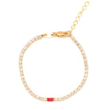 Ruby Tennis Bracelet