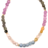 Mixed Gemstone Beaded Necklace