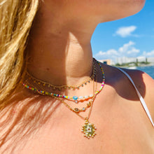 Pearl Evil Eye Necklace