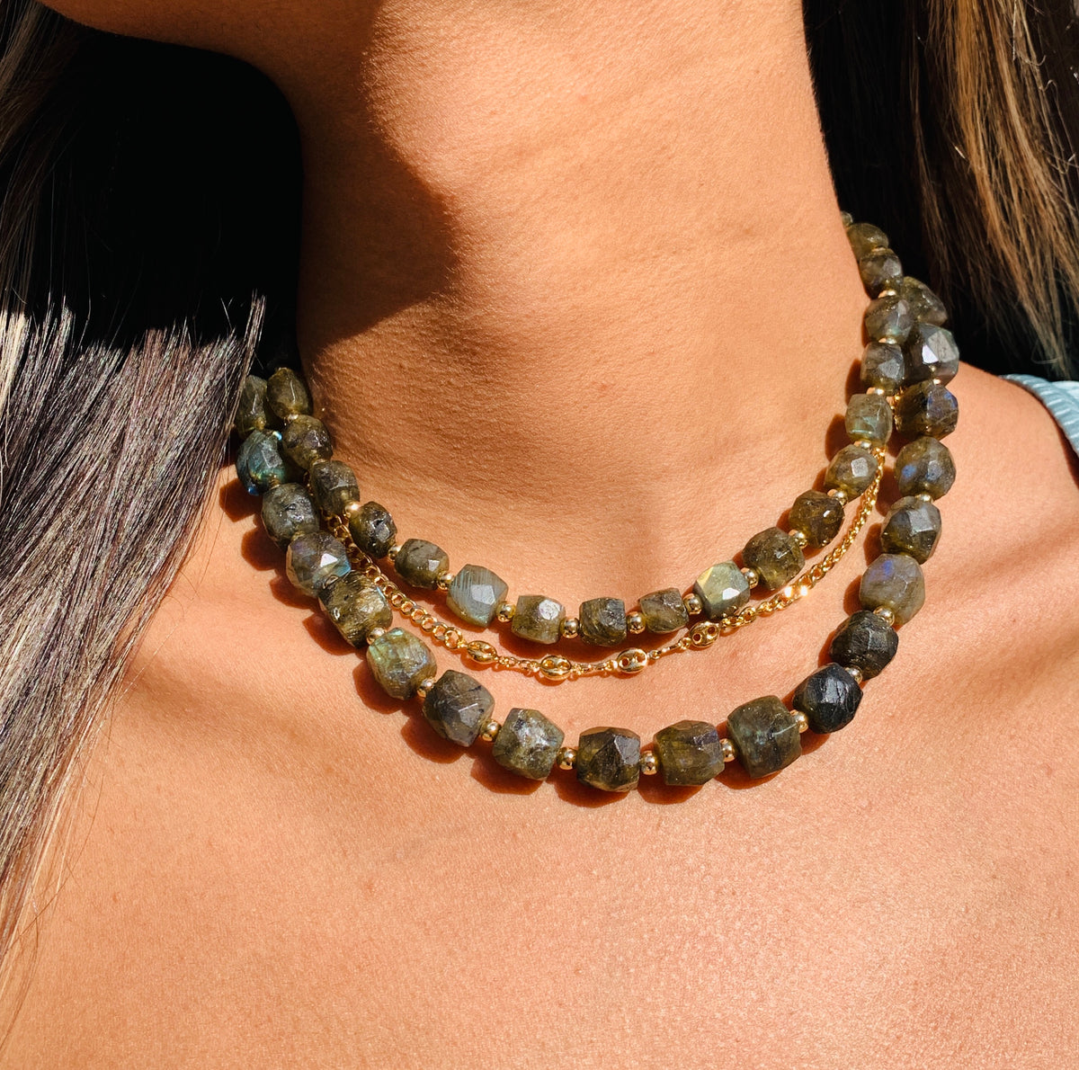 Labradorite Gemstone Necklace