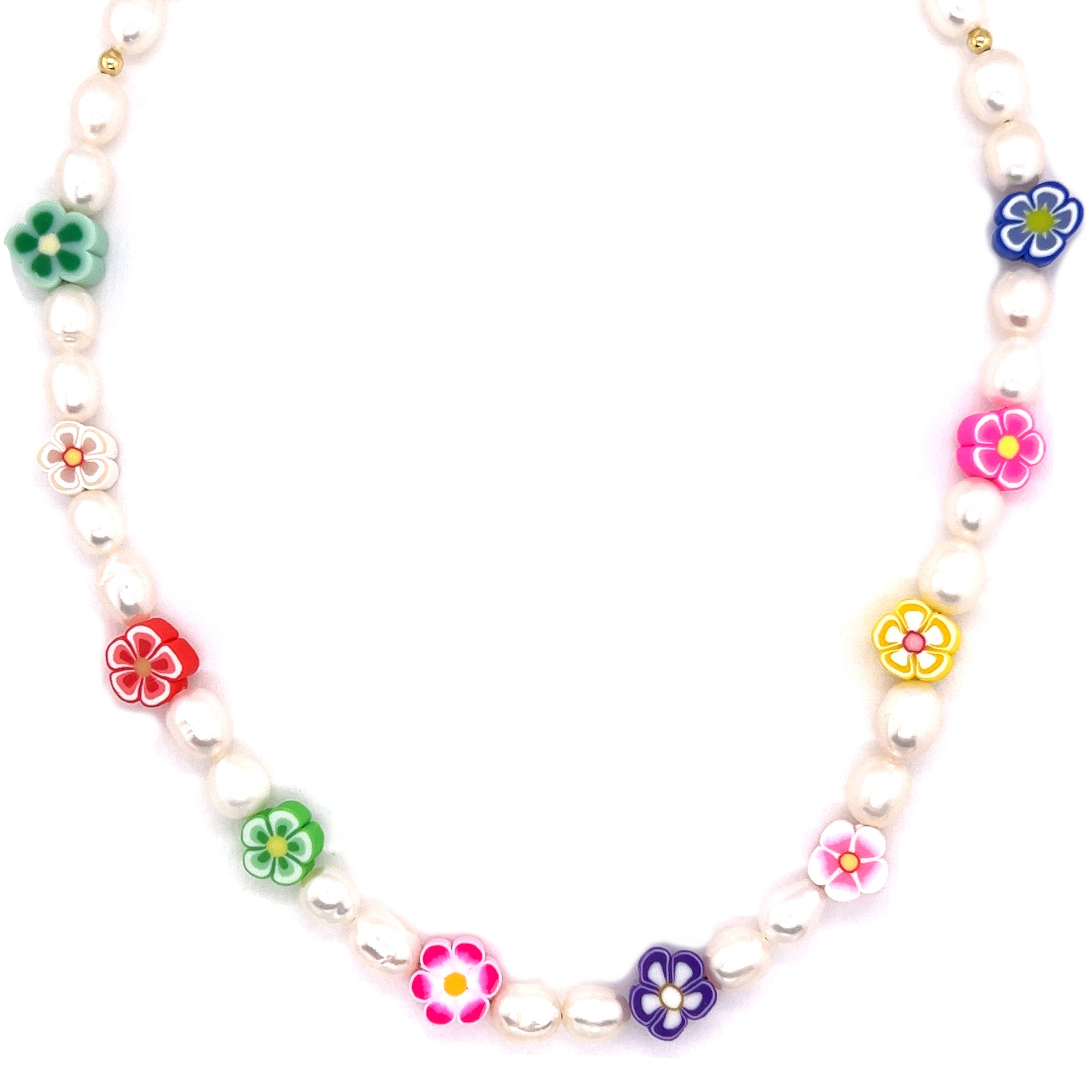 Floral Pearl Necklace