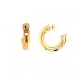 Thick Gold Hoops